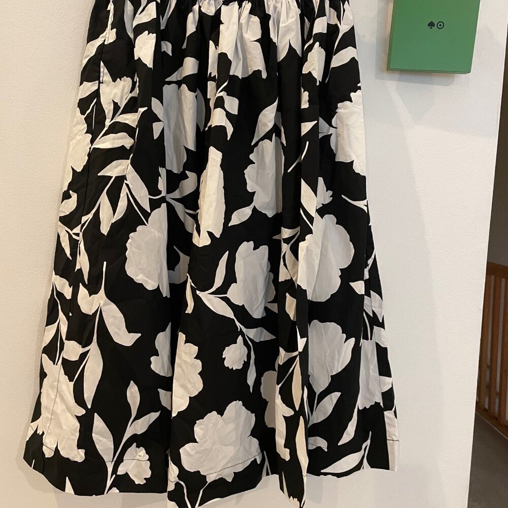 Classic Rose Midi Skirt - Kate Spade New York -Target Black/Cream - Picture 5 of 11